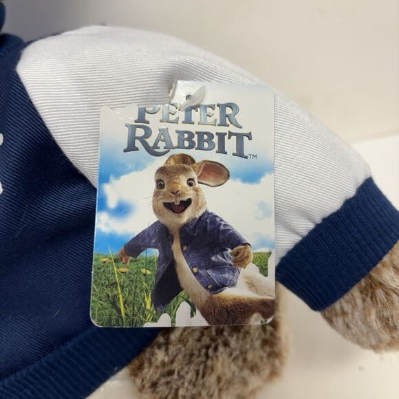 PETER RABBIT Plush With Garden Cart 20” Stuffed Toy Bunny And Wagon - Picture 14 of 16